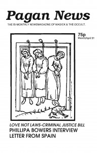 PN MA91 Pagan News March-April 91 cover